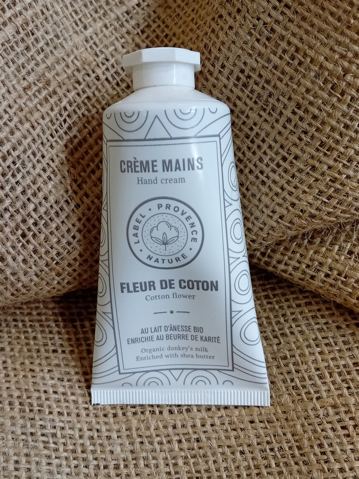 Crème mains au lait d'ânesse Bio et Fleur de Coton