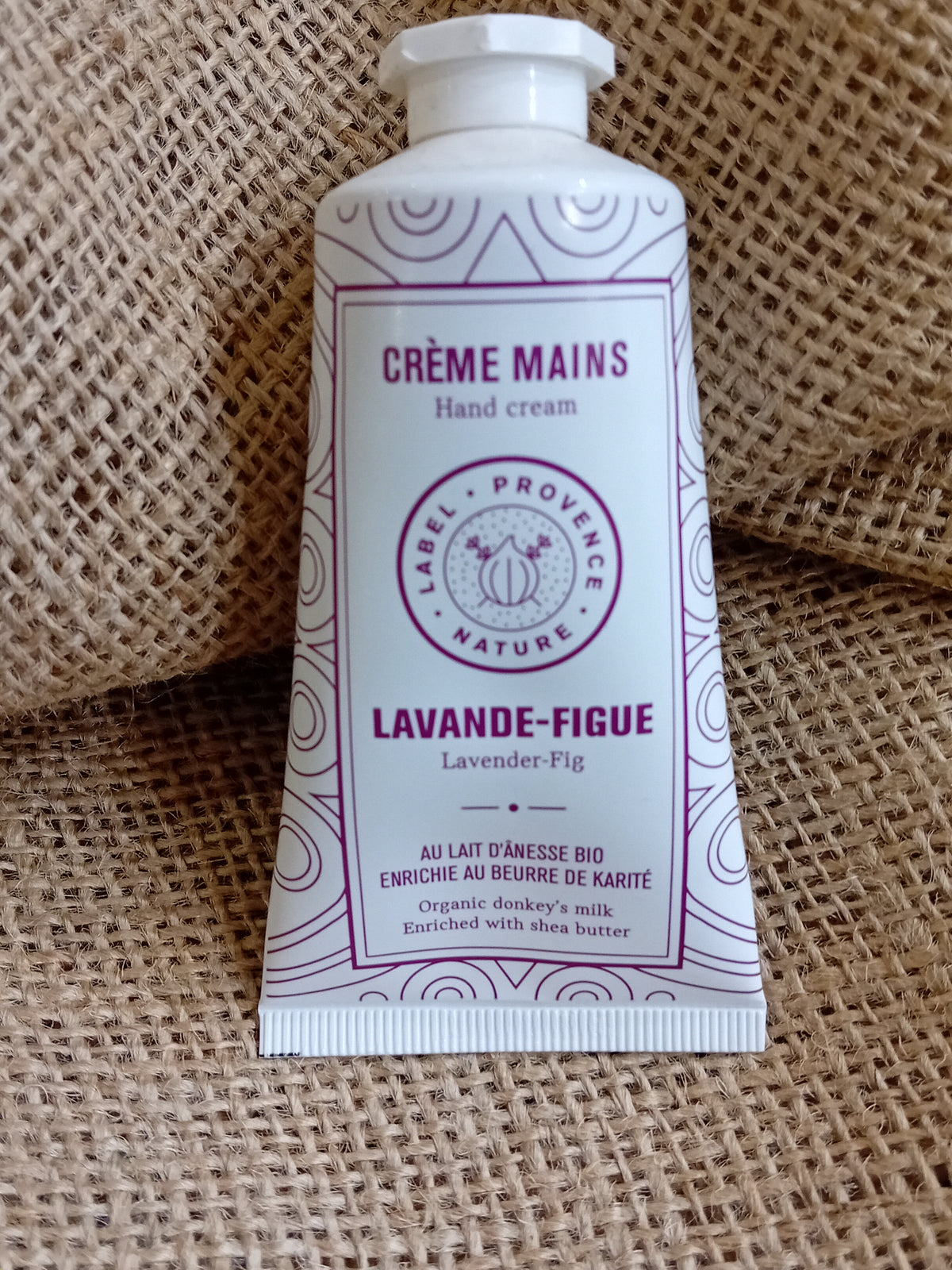 Crème mains au lait d'ânesse Bio et Lavande-figue