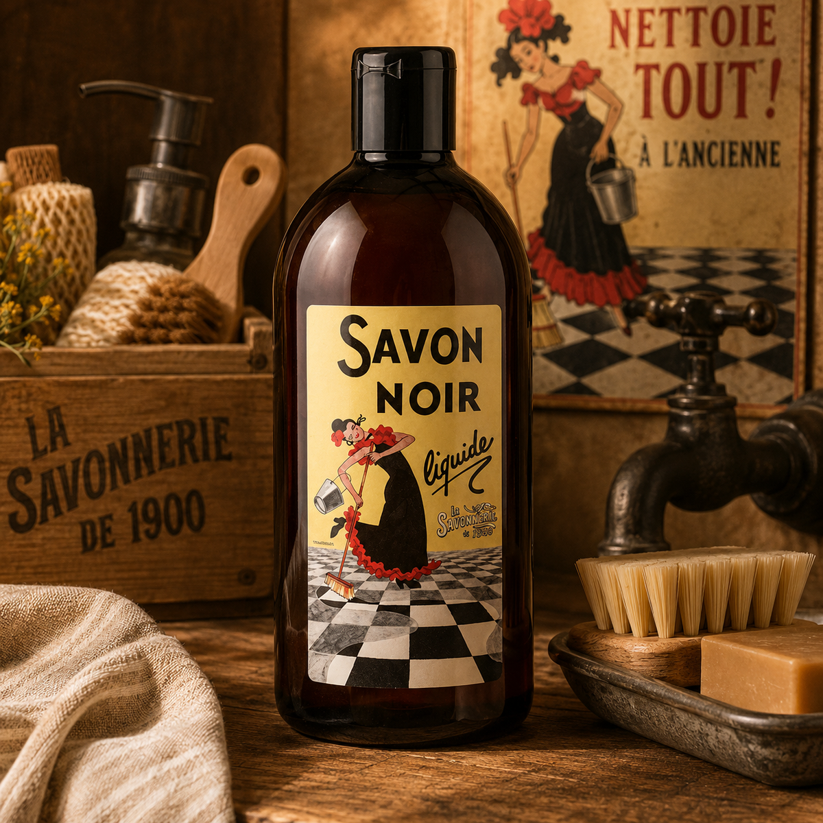 Savon noir liquide 1 Litre
