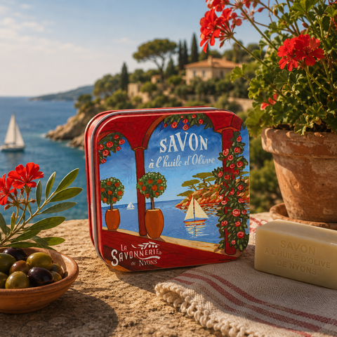 Boîte Métal Riviera & Savon 100g