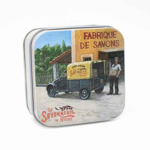 Boite Métal Fourgonnette & Savon 100g