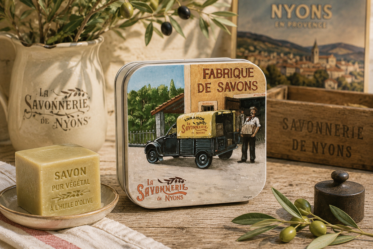 Boite Métal Fourgonnette & Savon 100g