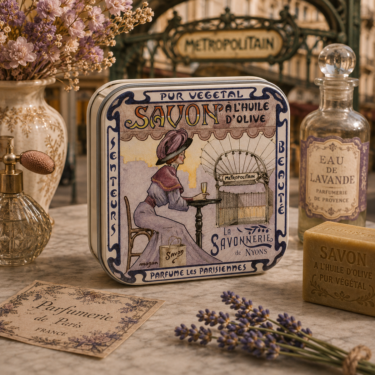 Boîte Métal Le Métropolitain & Savon