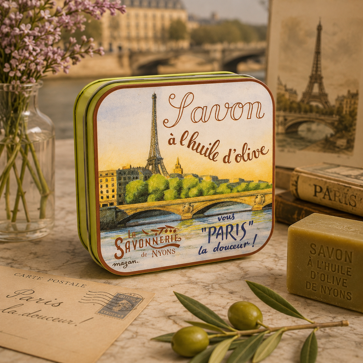 Boîte Métal La Seine & Savon