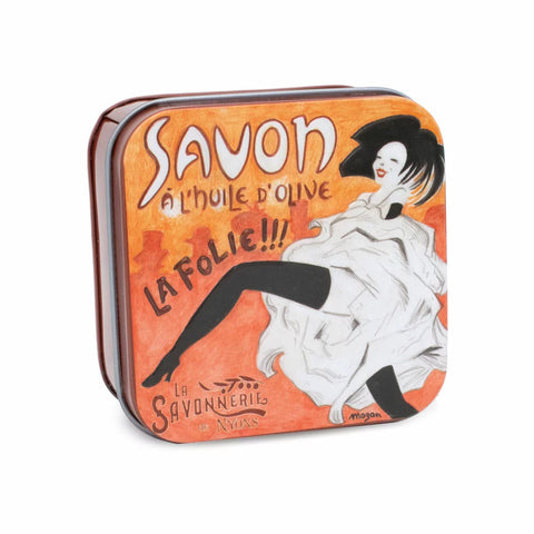 Boite Métal La Folie & Savon 100g