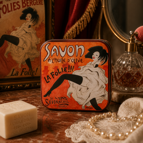 Boite Métal La Folie & Savon 100g