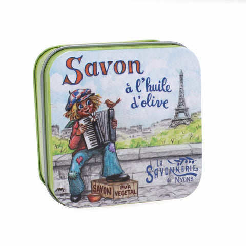Boite Métal Gavroche & Savon 100g