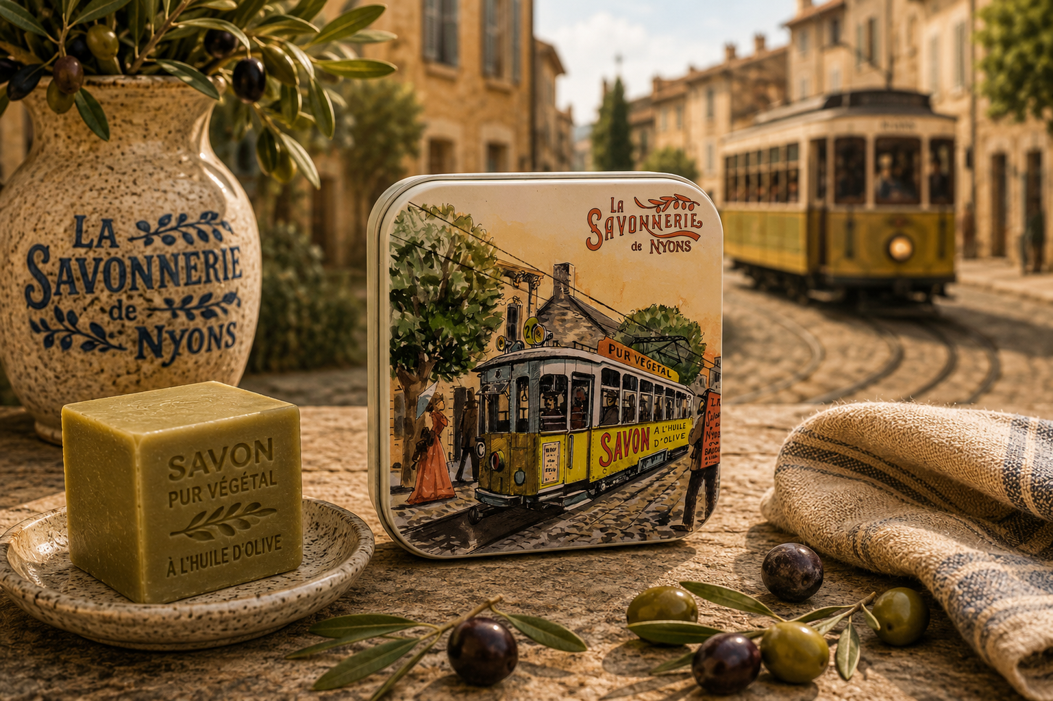 Boite Métal Boutique & Savon 100g