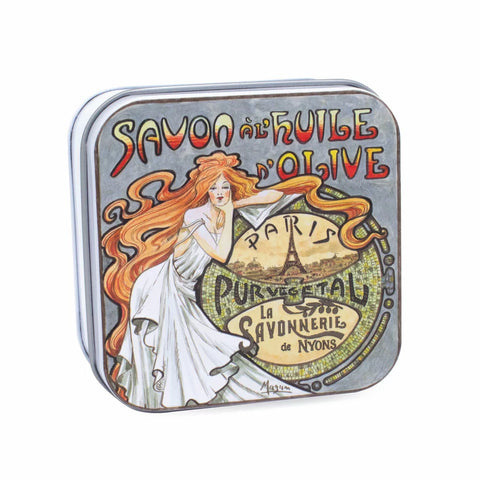 Boite Métal Mucha & Savon 100g