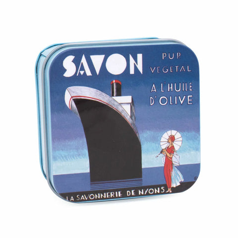 Boite Métal Transatlantique & Savon 100g