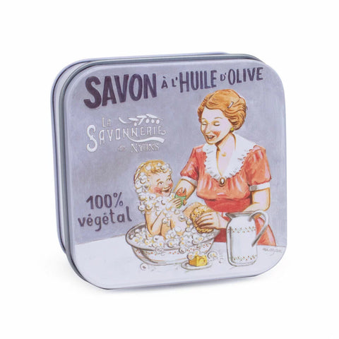 Boite Métal Bébé Et Maman & Savon 100g