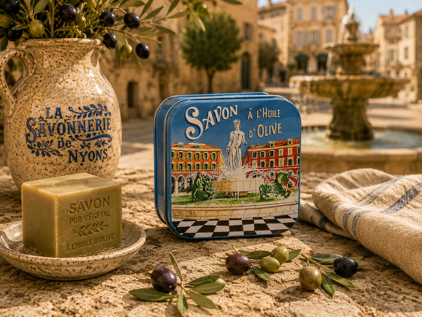 Boite Métal & Savon 100g