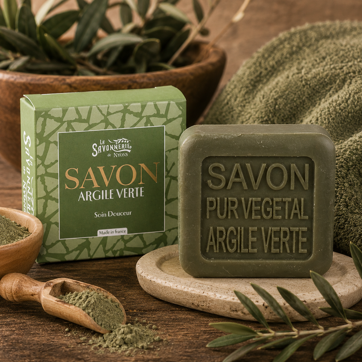 Savon Argile Verte 100g