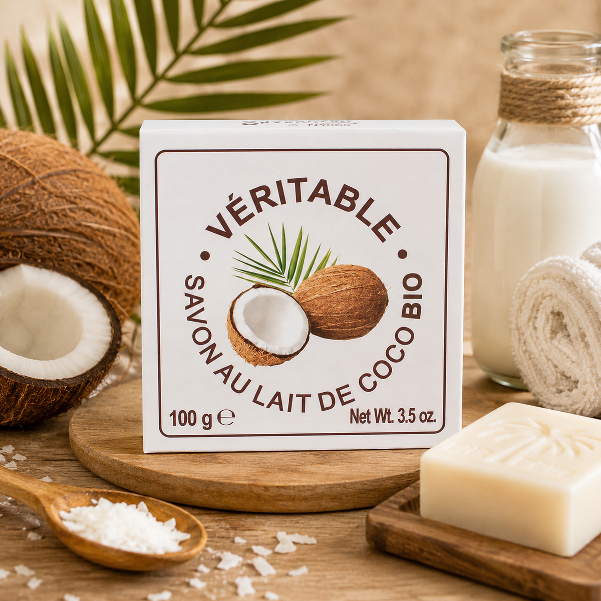 Savon au lait de coco