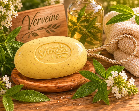 Savon avec corde au parfum "Verveine"