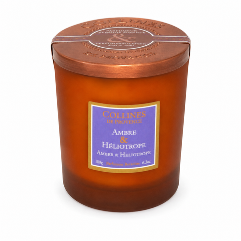 Bougie parfumée ambre héliotrope