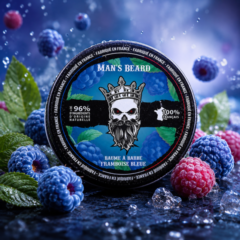 Baume à Barbe Framboise Bleue