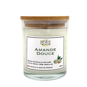 Bougie amande douce prestige de menton 180g