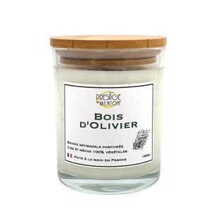Bougie bois d'oliver prestige de menton 180g