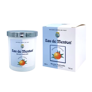 Bougie Artisanale 220g – Orange Douce