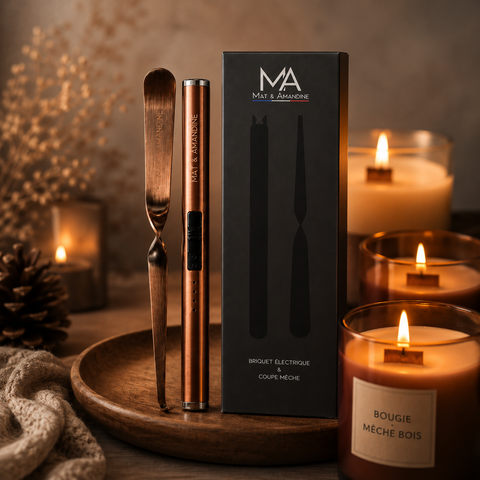 Coffret briquet et coupe mèche