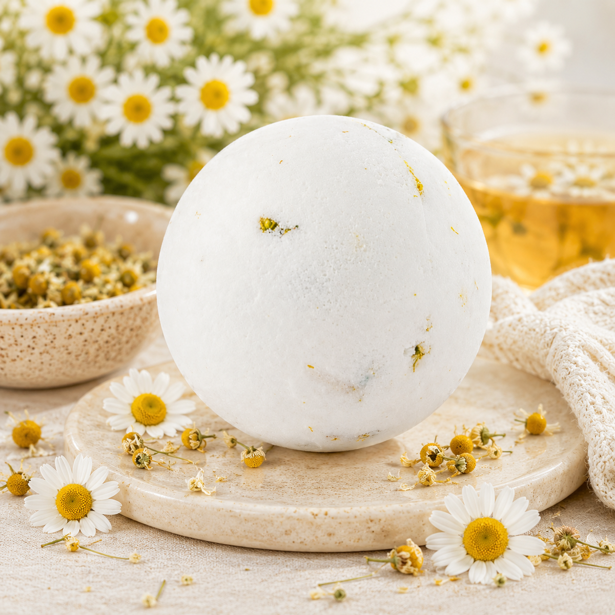Boule de bain camomille