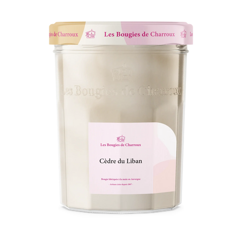 Bougie parfumée aux cèdres XXL