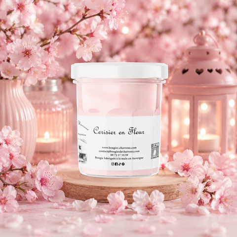 Bougie parfumée CERISIER EN FLEUR 🌸