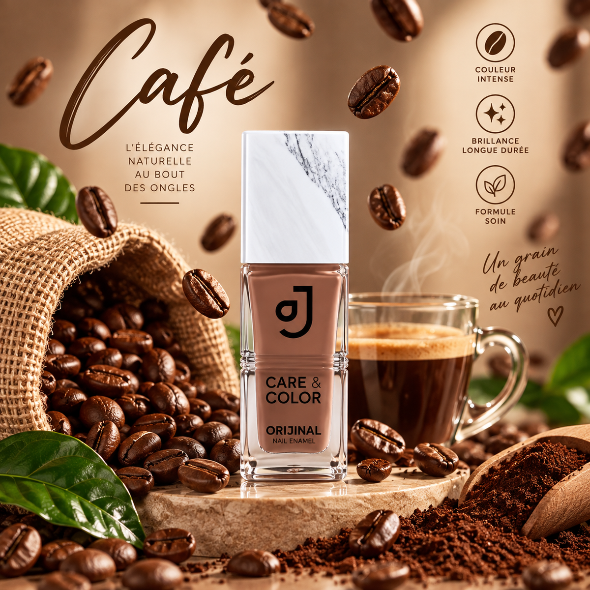 Vernis à ongles "café"
