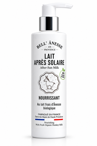 Lait après-solaire au lait d'ânesse