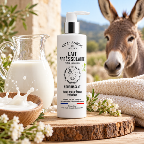 Lait après-solaire au lait d'ânesse