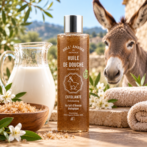 Huile de douche au Lait d'Anesse Bio
