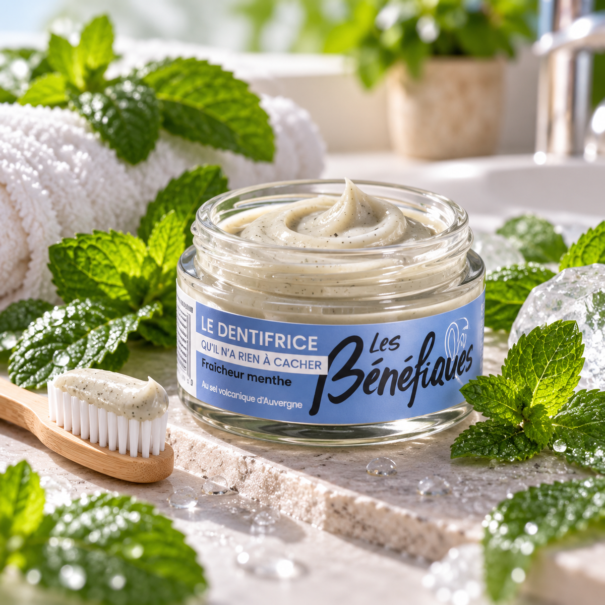 Le dentifrice menthe 100% naturel