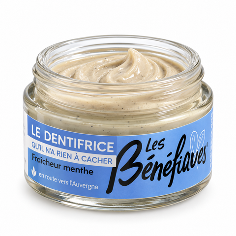 Le dentifrice menthe 100% naturel