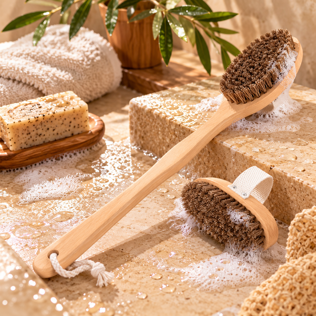 Brosse a dos amovible