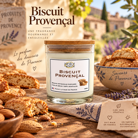 Bougie biscuit prestige de menton 180g