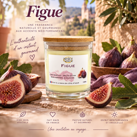 Bougie figue prestige de menton