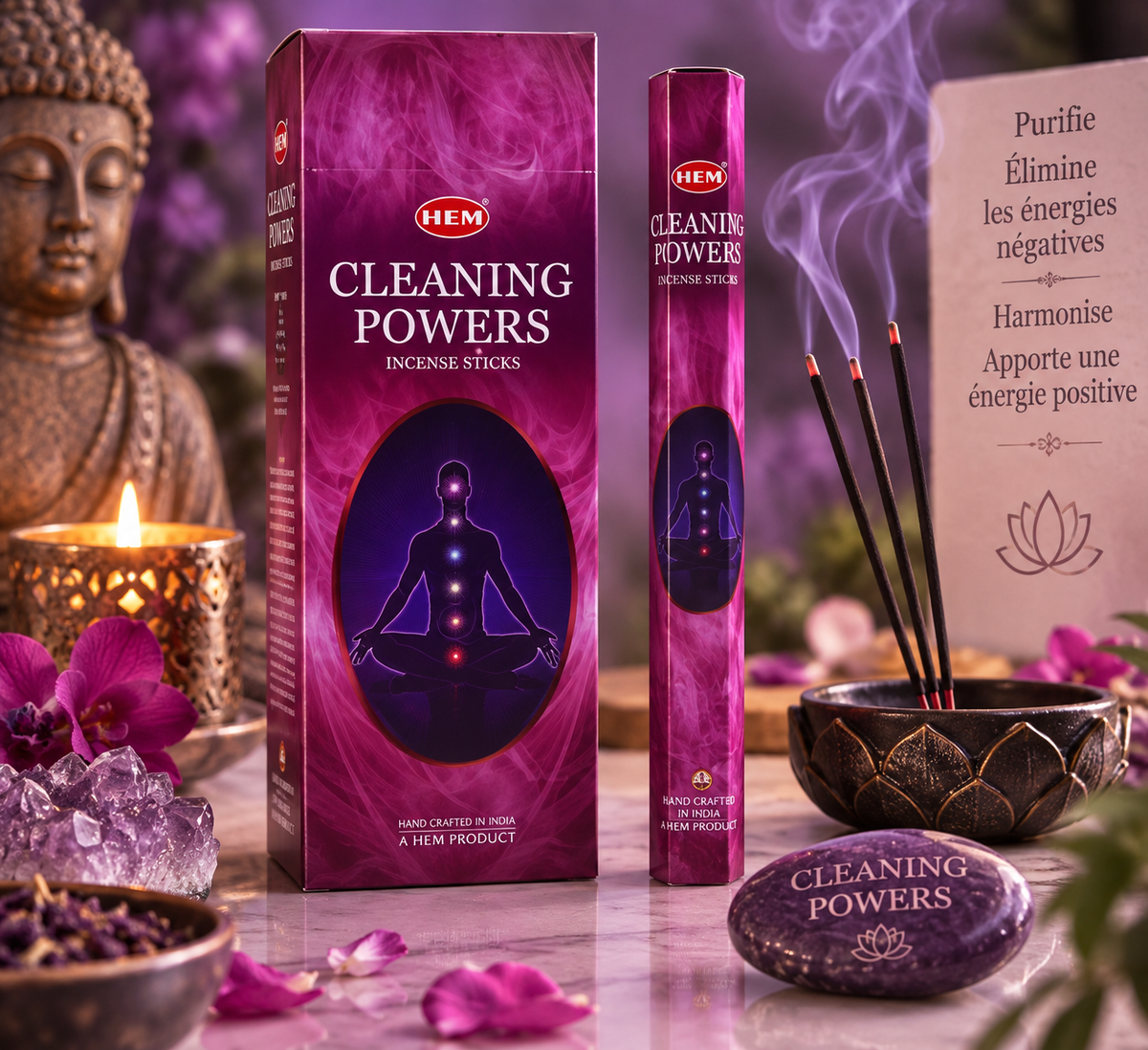 Encens cleaning powers