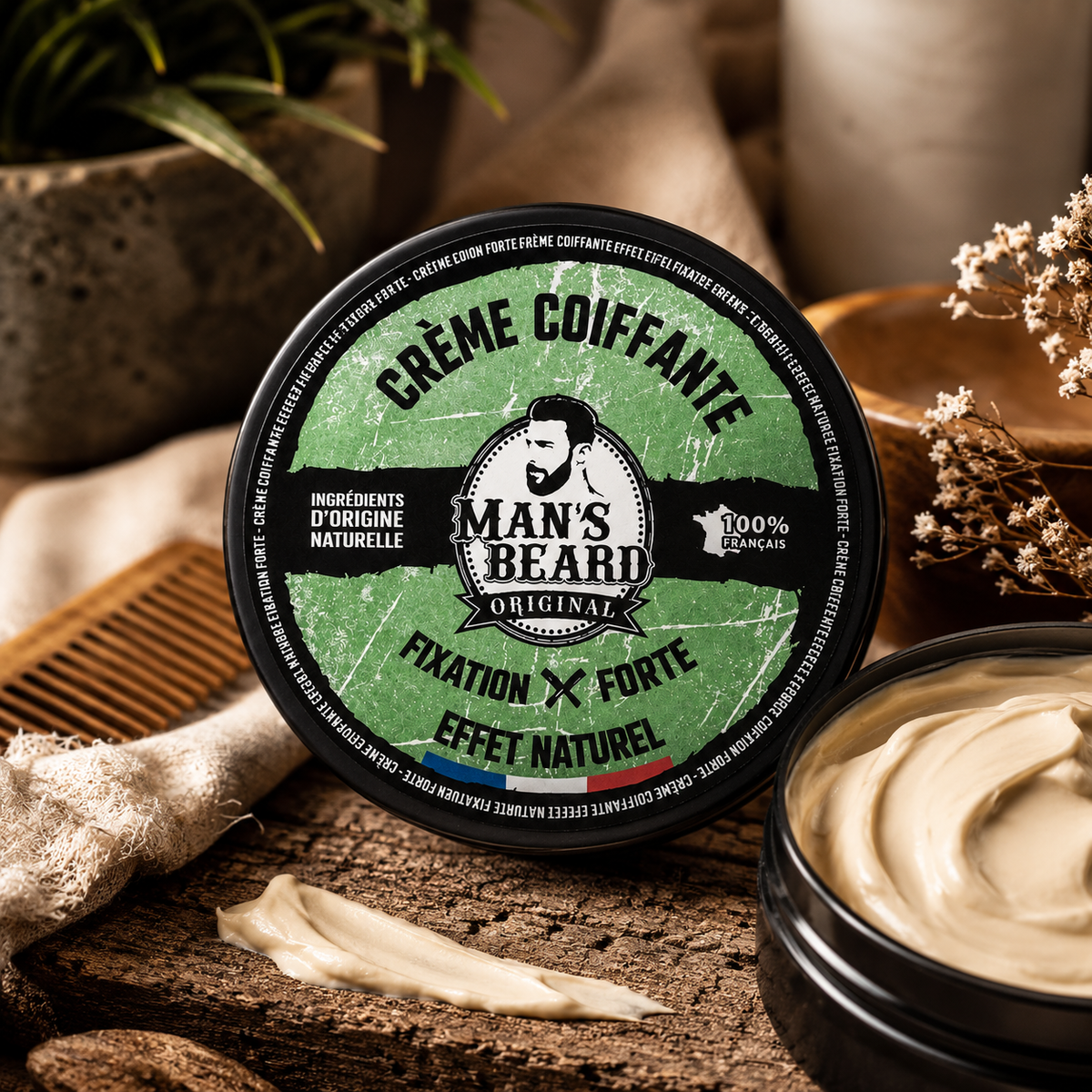 Crème Coiffante – Fixation Forte