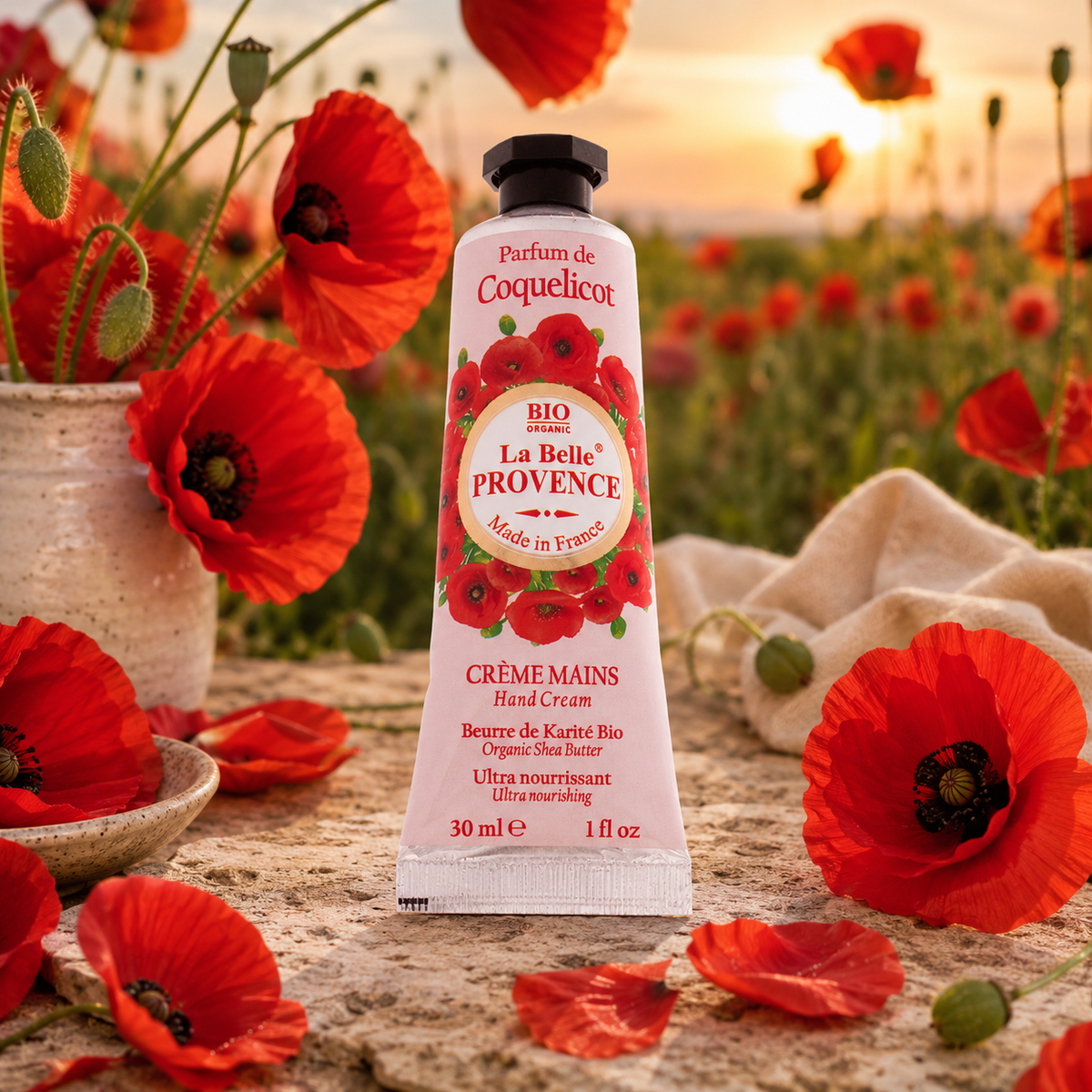 Crème mains Coquelicot