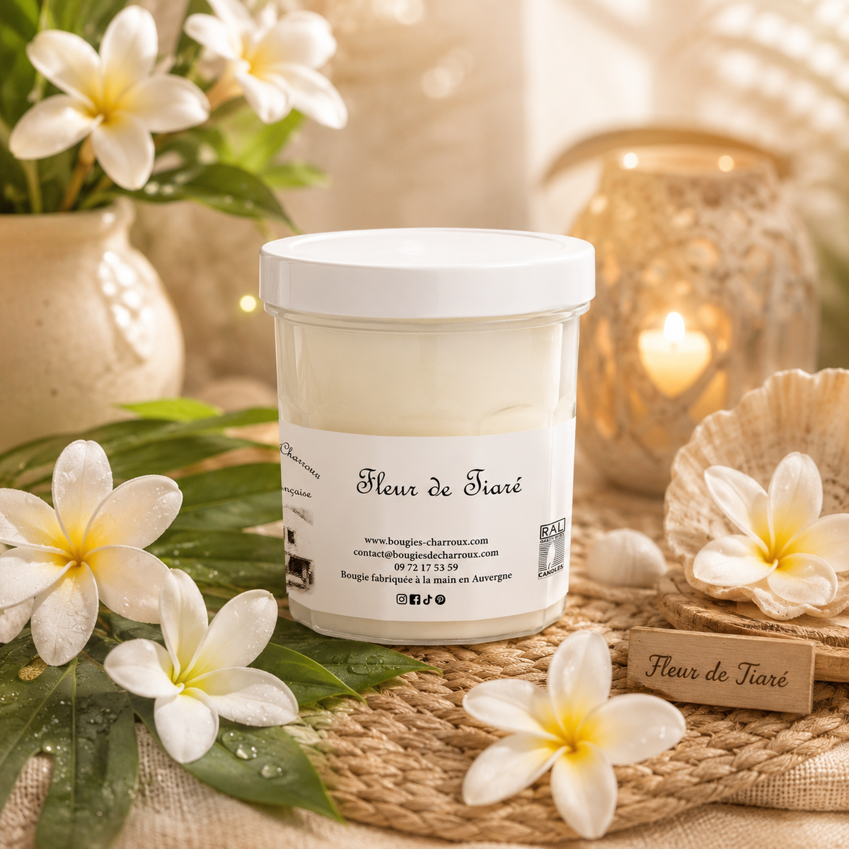 Bougie parfumée FLEUR DE TIARÉ