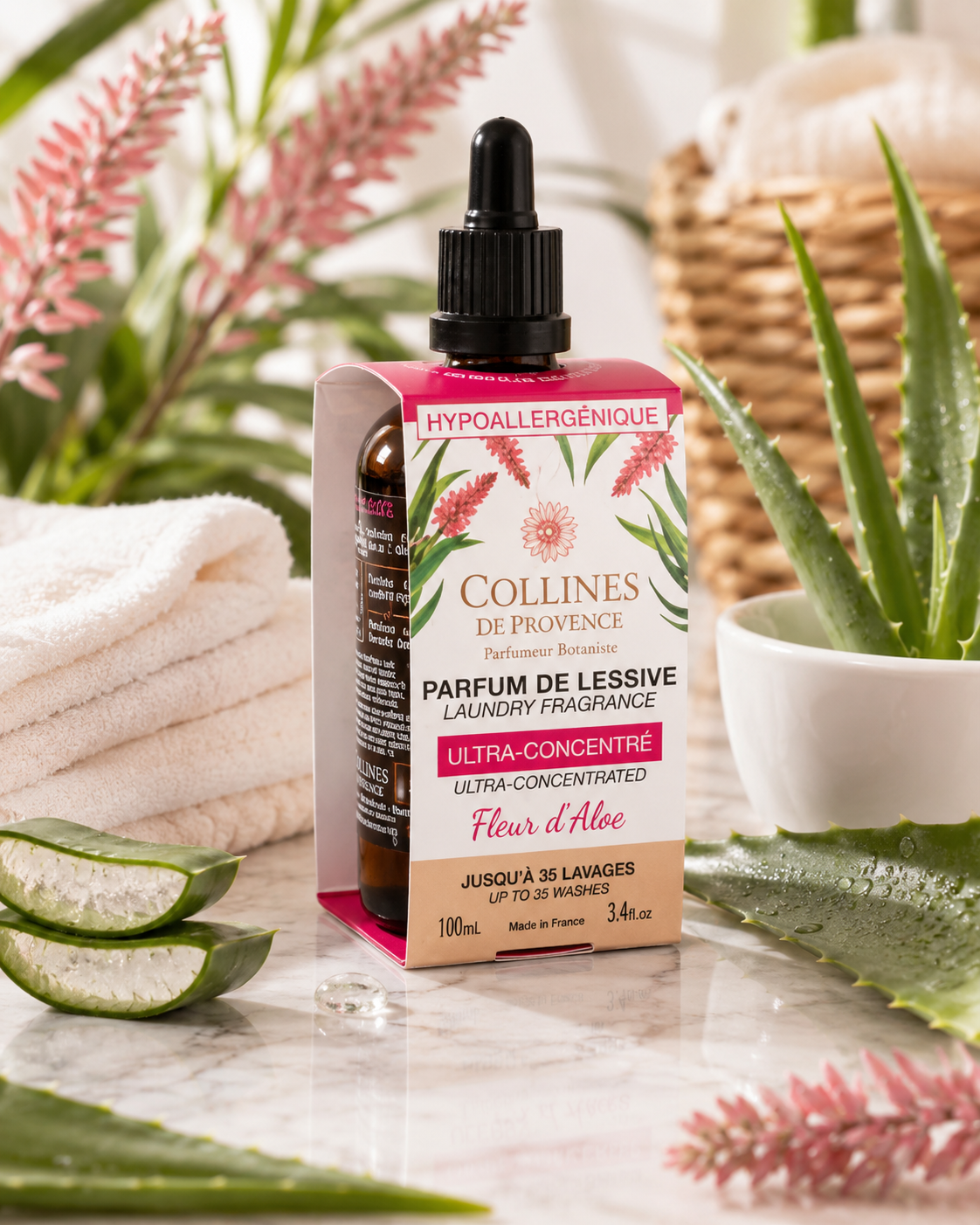 Parfum de lessive Hypoallergénique Fleur d'Aloe