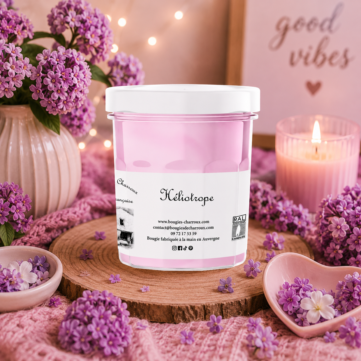 Bougie parfumée HÉLIOTROPE