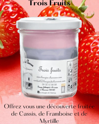 Bougie parfumée TROIS FRUITS