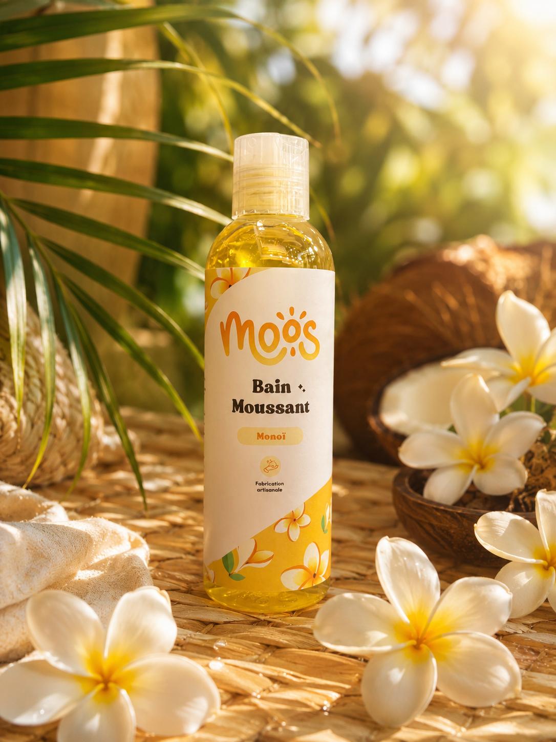 Bain moussant " monoï "