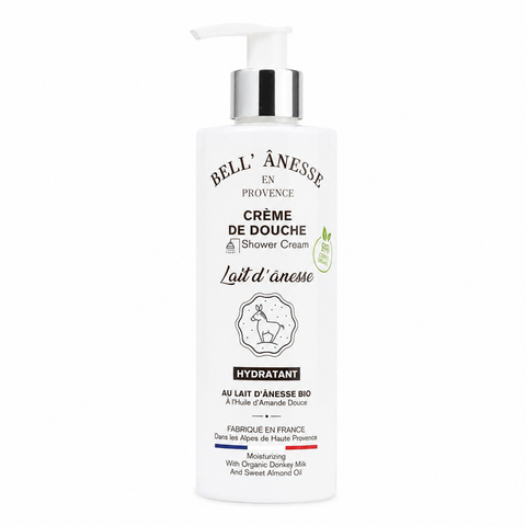 Crème de douche au lait frais d'ânesse bio