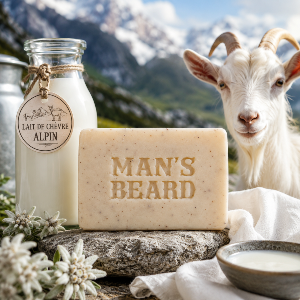 Savon Exfoliant Lait de Chèvre Alpine