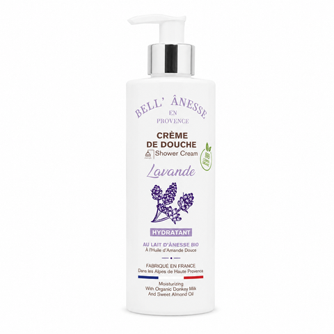 Crème de douche Lavande et Lait d'Anesse Bio