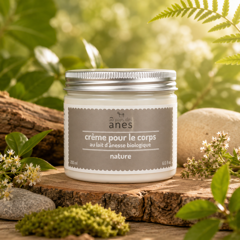 Crème corps au lait d'ânesse biologique nature 200 ml