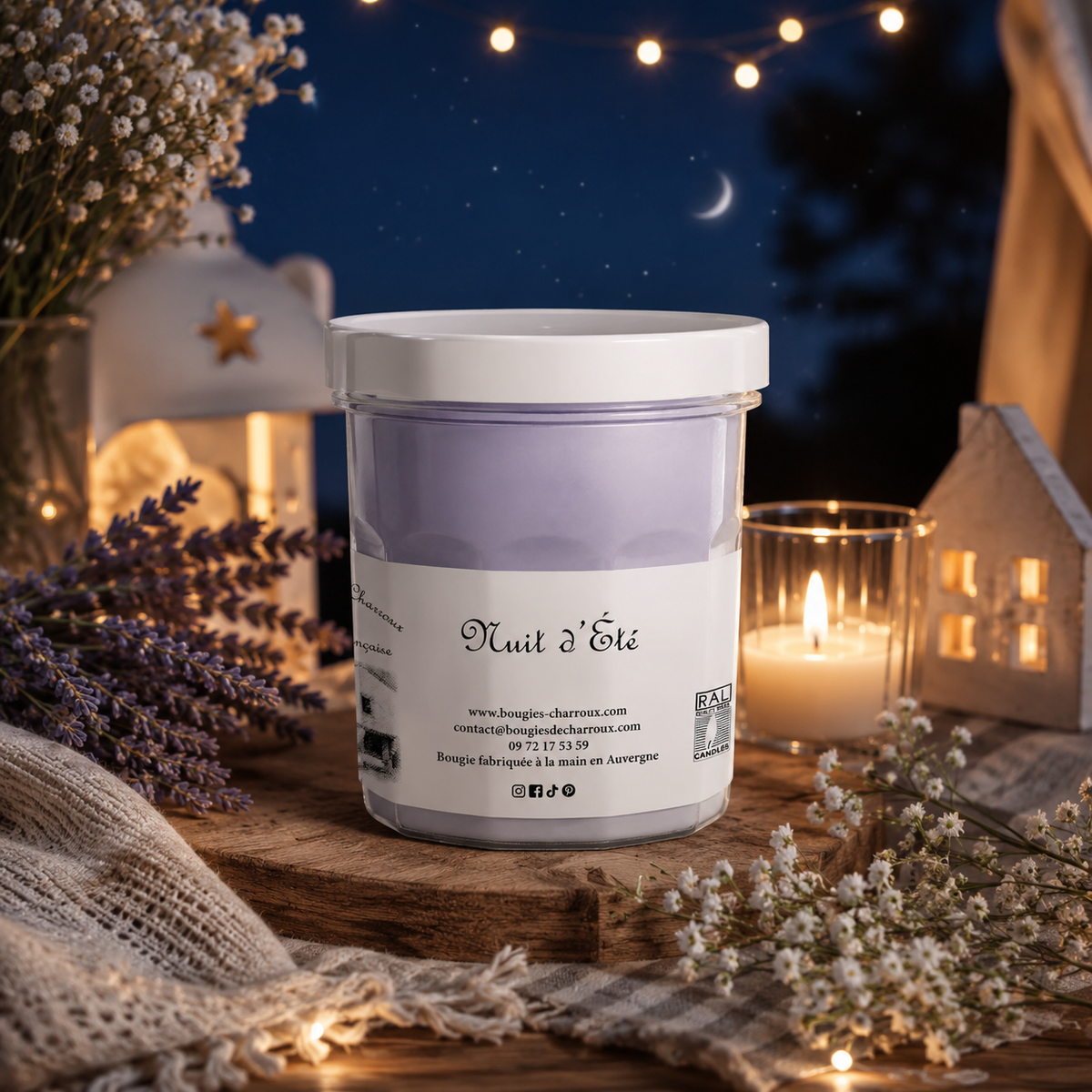 Bougie parfumée NUIT D'ÉTÉ